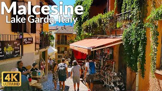 Malcesine Lake Garda Italy  4K Walking Tour 2022 Ultra HD 60fps [upl. by Sander]