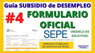 🟢 SUBSIDIO DESEMPLEO Formulario Solicitud 👌 Asesoria online gratis📢 Como pedir la ayuda del paro SED [upl. by Yuk651]