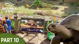 Tiny Animal Zoo Part 10  Aldabra Tortoise  Speed Build in Franchise Mode  Planet Zoo [upl. by Oivalf773]