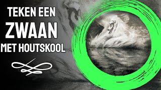 Hoe teken je een Zwaan met Houtskool en pastel krijt [upl. by Wertz]