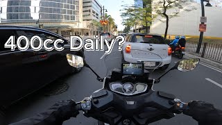 400cc Daily Use  Kymco Xciting s400i  Micon Motovlog [upl. by Felten]