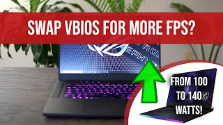 Increase Your Laptop GPU Wattage With a vBIOS Flash  Asus Zephyrus G15 vBIOS Swap [upl. by Allemaj83]