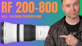 Canon announcement RF 200800 f639 IS Affordable Lens [upl. by Attena874]