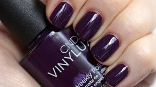 CND VINYLUX Weekly Polish  Application Tutorial amp Dry Time Test [upl. by Calida]