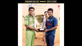 Emerging Asia Cup Winners 2013 To 2023  Emerging Asia Cup 2024  Shorts  Cricket Shorts [upl. by Yerocal]