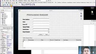 Tutorial Program Delphi  Membuat Program Peminjaman Barang [upl. by Aisercal211]