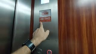 Omega lift in a 9 story building in Reus [upl. by Idok441]