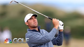 Highlights Scottie Schefflers best shots from secondround 68 at The 150th Open  Golf Channel [upl. by Naras878]