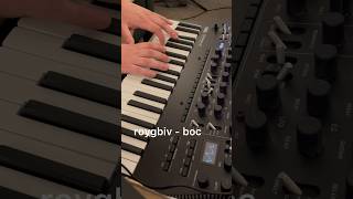 20240613 boards of canada roybiv bass patch on korg minilogue xd [upl. by Eimrots]