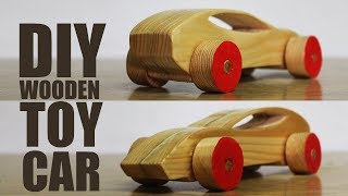 How to make a wooden toy car  DIY Wooden Toys [upl. by Eelir]