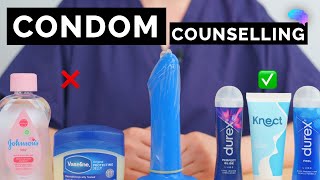 Condom Counselling  How to Use a Condom  OSCE Guide  UKMLA  CPSA  SCA Case [upl. by Ezarras]