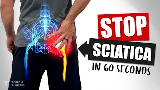 Eliminate Sciatic Nerve Pain FAST  60Second Sciatica Relief [upl. by Drahnreb]