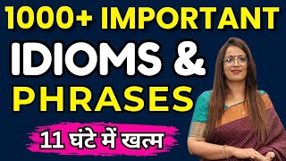 1000 Important questions of Idioms amp Phrasses For SSC CGL amp All Upcoming Exams  By Rani mam [upl. by Joseito969]