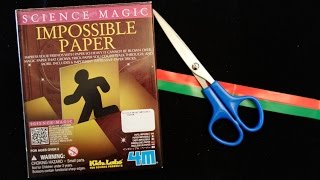 Science Magic  Impossible Paper Set MobiusMoebius Strip  Amazing paper trick [upl. by Kciredec532]