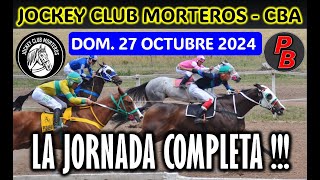 CARRERAS JOCKEY CLUB MORTEROS  CORDOBA 27102024 [upl. by Esened]