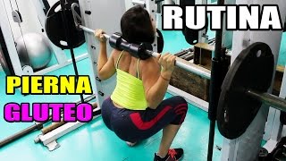 Rutina de Pierna Gluteos con Daniela Silva  Jose Luis Montes [upl. by Geldens]