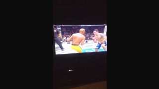 ANDERSON SILVA LEG BREAK UFC 168 [upl. by Becket]