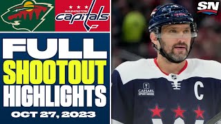 Minnesota Wild at Washington Capitals  FULL Shootout Highlights [upl. by Aelgna]