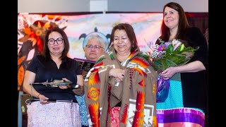 Okanagan Nation Womens Awards 2023  Edna Terbasket [upl. by Akimed]