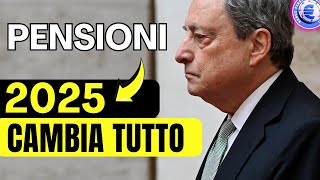 PENSIONI ARRIVA IL 2025 E CAMBIERÀ TUTTO ADEGUAMENTO DEI REQUISITI ETÀ PENSIONABILE QUALI AUMENTI [upl. by Beattie]