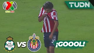 ¡GOLAZO Yael Padilla hace el 02  Santos 02 Chivas  Liga Mx AP2024  J16  TUDN [upl. by Stier]