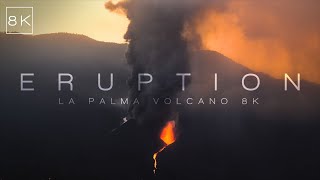 VOLCANIC ERUPTION  CUMBRE VIEJA LA PALMA  8K [upl. by Oiramrej56]