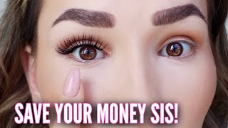 DIY Permanent Eyelash Extensions That ANYONE CAN DO 👀 [upl. by Lehpar153]