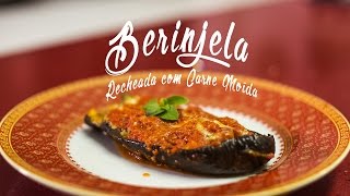 BERINJELA RECEITAS  RECHEADA COM CARNE MOÍDA [upl. by Thapa73]