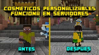 Skin 4d o cosmeticos personalizable para Minecraft pe 119 funciona en servidores [upl. by Charlot630]