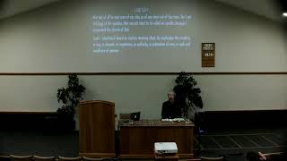 Bible class 22 October  Ben Brinkerhoff  Conscience 2 [upl. by Onirefez849]