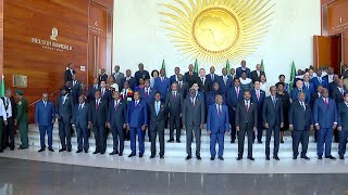 African leaders attend AU summit in Ethiopa  AFP [upl. by Redienhcs676]