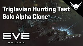 EVE Online  Alpha clone Triglavian hunting in Raven test [upl. by Winson]