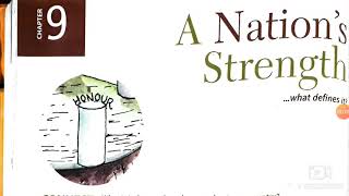 Class 8 English new images Poem A Nations Strength [upl. by Cochran]