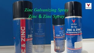 Zinc Galvanizing Spray Zinc amp Zinc Spray zinspray spray [upl. by Ecyar]