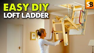 Easy DIY Install  Clever Keylite Loft Ladder [upl. by Dosia30]