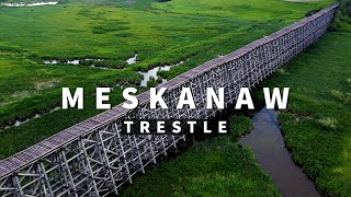 Longest Trestle Bridge in Saskatchewan  Abandoned Railway Trestle  Built 1929【4K】 [upl. by Aiouqes216]