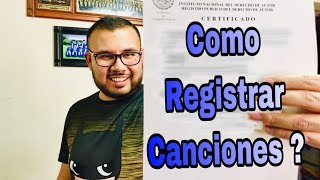 COMO REGISTRAR CANCIONES [upl. by Randolph827]