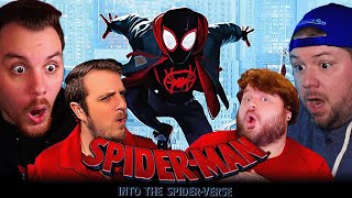 SpiderMan Into The SpiderVerse Group Movie Reaction [upl. by Wilhide]