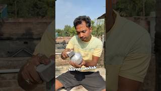 2 aluminium foil use ￼Karke ￼￼Big mirror polished ball Bengali mini blog shorts😳 [upl. by Nosnaj]