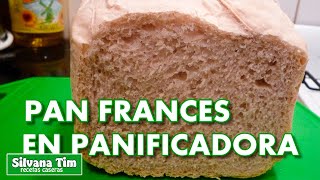 Receta de PAN FRANCES casero en Panificadora maquina de pan  Fácil de hacer [upl. by Eicaj]