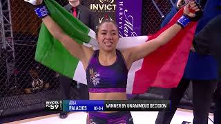 Invicta FC 59 Ana Palacios PostFight Interview [upl. by Solahcin]