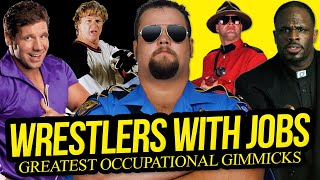 WRESTLERS WITH JOBS  Wrestlings Greatest Occupational Gimmicks [upl. by Adnamor337]