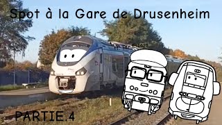 Spot à la Gare de Drusenheim ft terelsass172 Partie4 [upl. by Aveneg688]