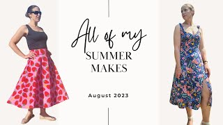 Top Makes and Fails Revealed  My Summer 2023 Sewing [upl. by Iahs668]