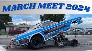 Famoso March Meet 2024 TOP FUEL Nostalgia [upl. by Schuman]