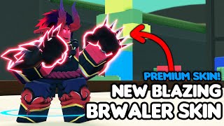 New Blazing Brawler Skin It Can Float Showcase  TDS Roblox [upl. by Yrret]