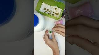 Christmas tree in the bottle part 2 diy art craft storyteller youtubeshorts felting [upl. by Niraj]