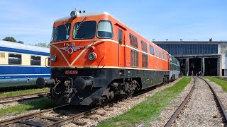 Andampfen Eisenbahnmuseum Strasshof am 07042024 [upl. by Gerrit]