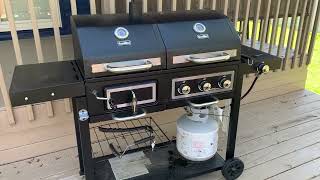 Dual Fuel Combination Charcoal Gas Grill Review EVERYTHING To Know Before Ordering This Grill [upl. by Lauraine]