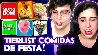 A MELHOR COMIDA DE FESTA  Tierlist [upl. by Oman]